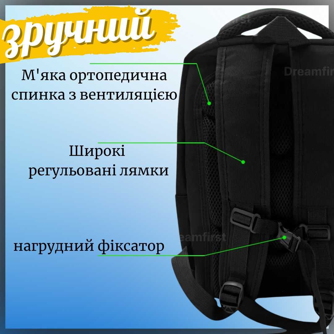 Шкільний рюкзак для хлопчика. Портфель школьный для мальчика 3-7 класс