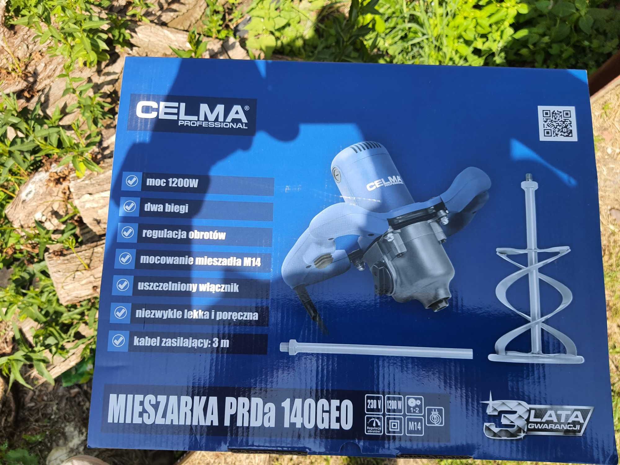 Міксер будівельний Celma Professional PRDA 140GEO 1200 Вт 140 мм