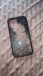 Etui case iPhone 14 13 czarne przezroczyste