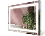 Lustro łazienkowe LED 80x60 włącznik dotykowy