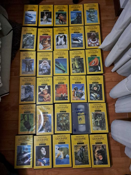Coleção completa de cassettes National Geographic "Série de Ouro"