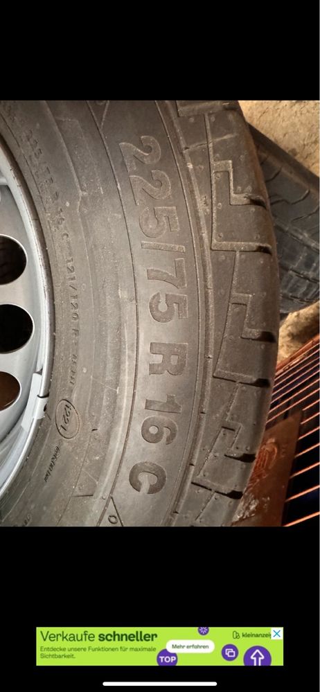 225/75R16 C Mercedes Sprinter