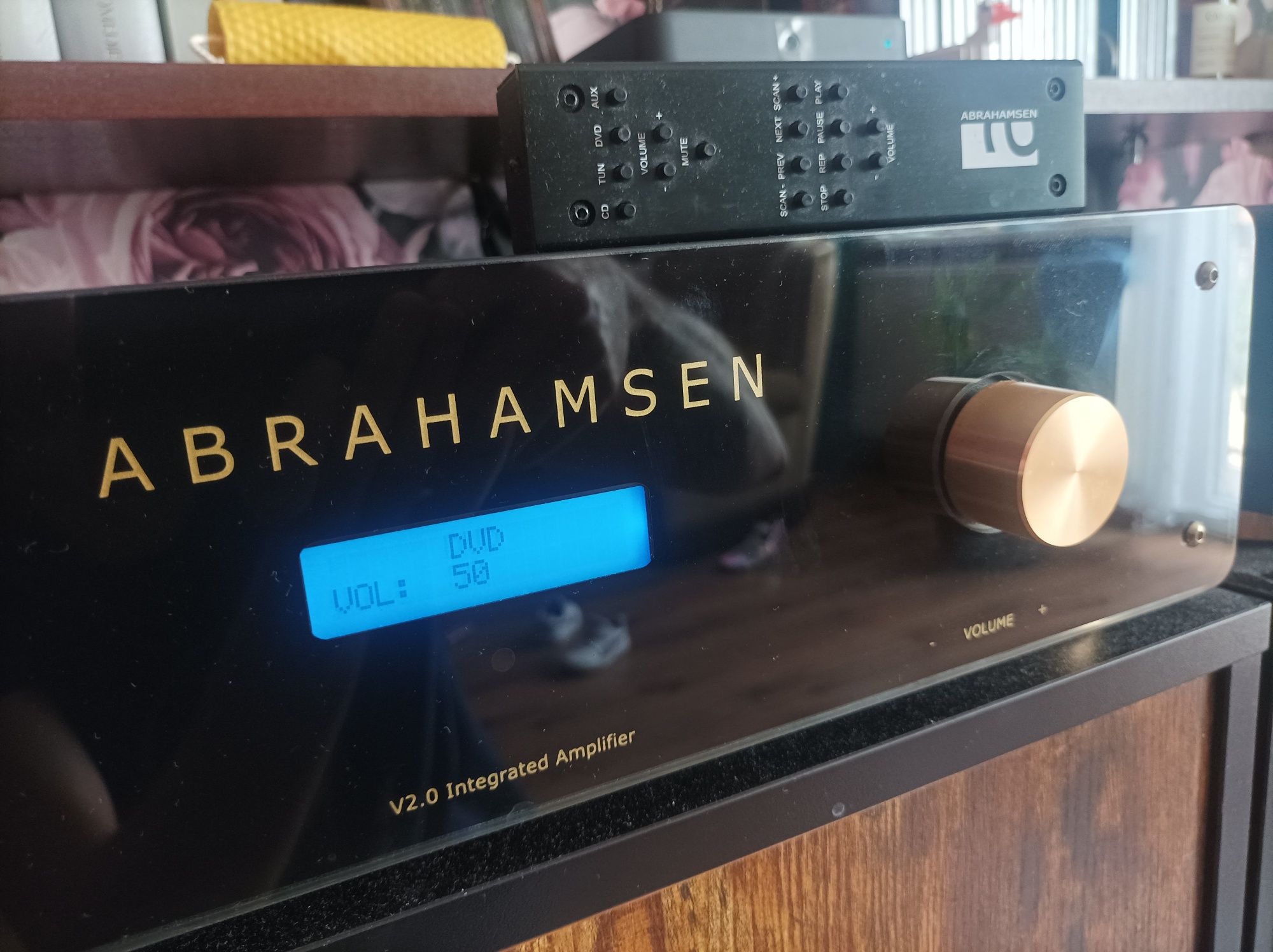 Wzmacniacz Abrahamsen+CD+Kolumny