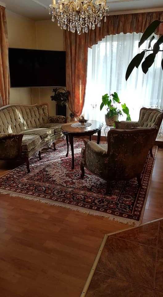 zestaw wypoczynkowy ludwikowski antyk sofa+ 2 fotele