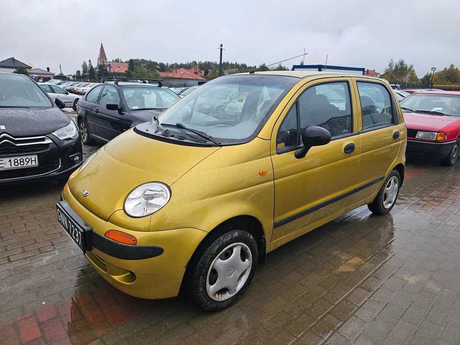 Daewoo Matiz 1999r/0,8 benzyna/opł aktualne/zdrowe blachy/49tys przebi