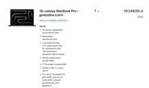 Macbook Pro 16 Gwiezdna Czerń M4 Max 36GB 1TB nanostrukturalny LCD