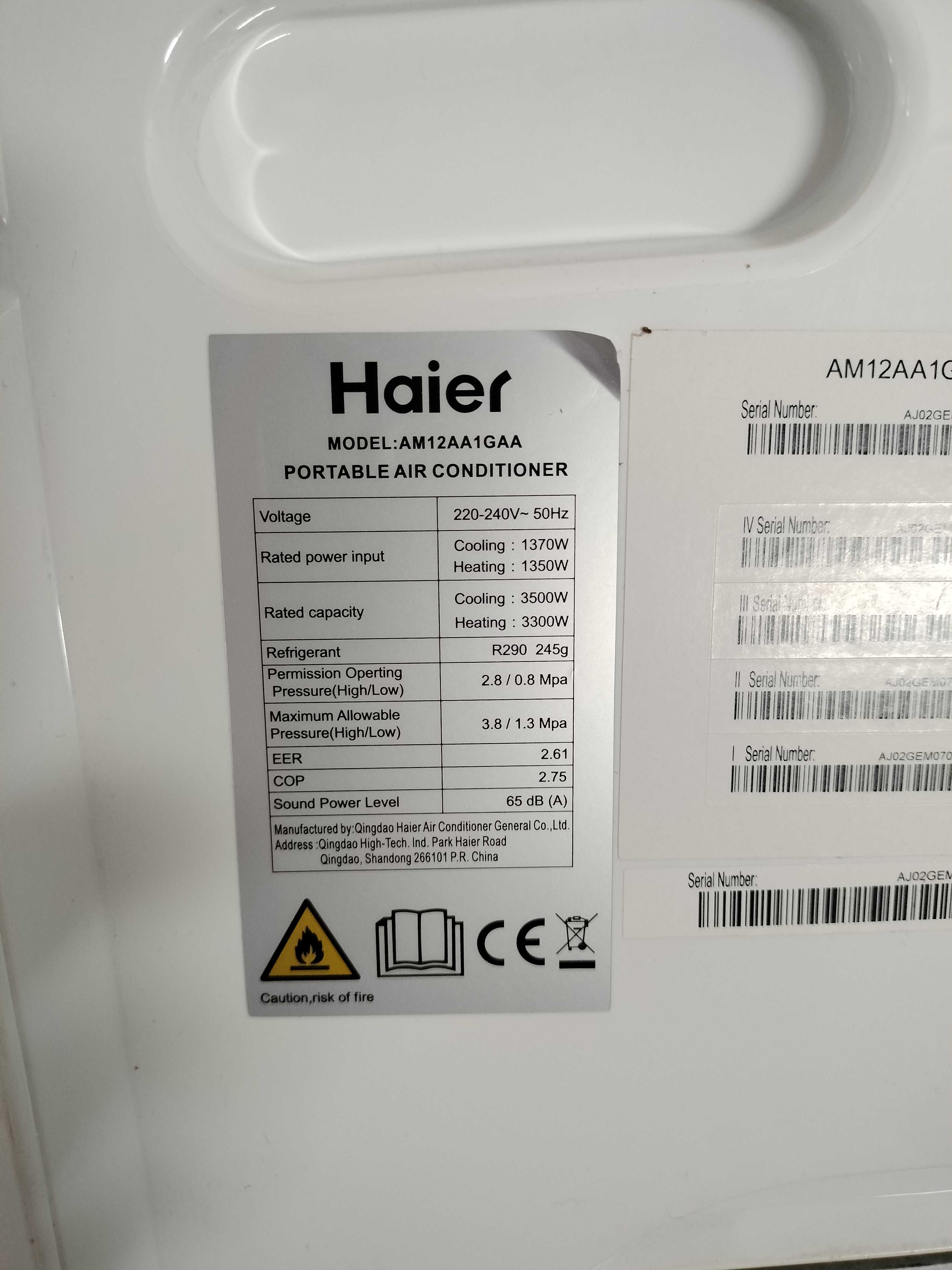 Klimatyzator Haier AM12AA1GAA 3500 W