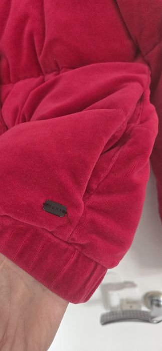 DKNY kurtka zimowa  welur aksamit M L