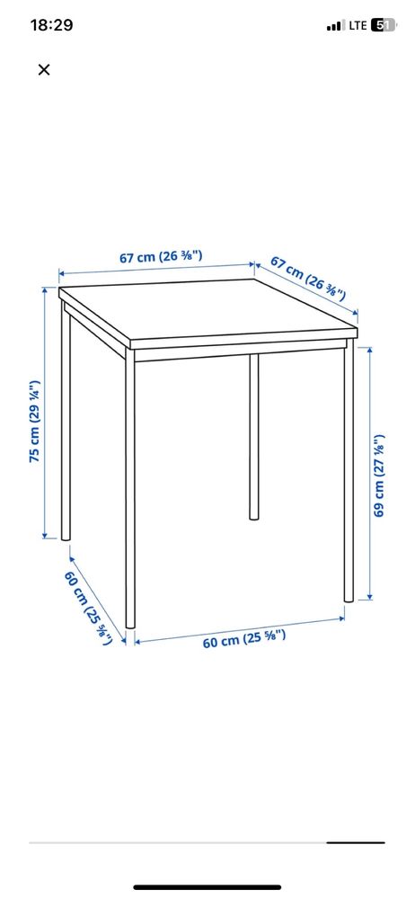 Stół ikea sandsberg