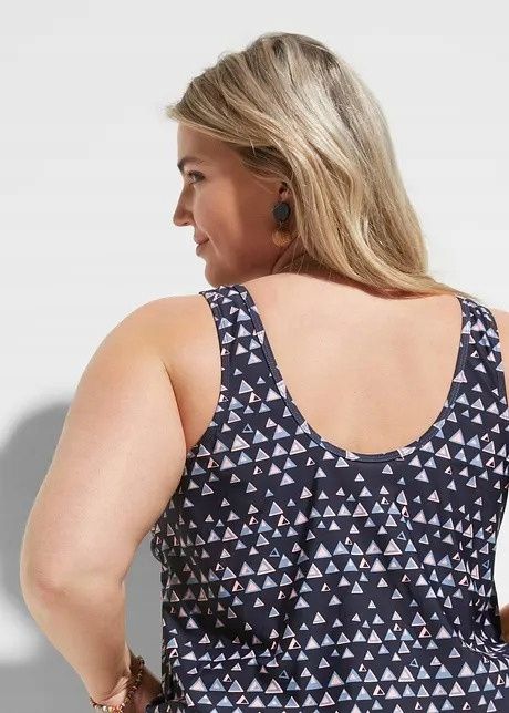 B.P.C top tankini wielokolorowy we wzory r.46