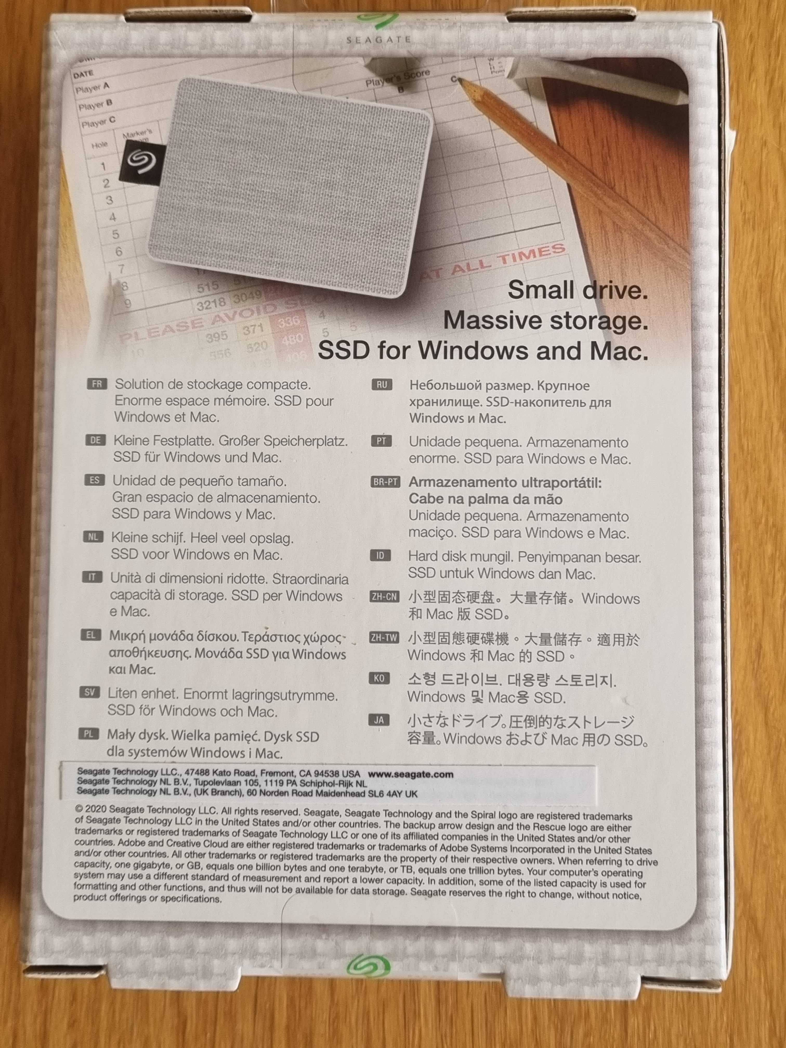 Dysk zewnętrzny SSD, Seagate One Touch, 1TB