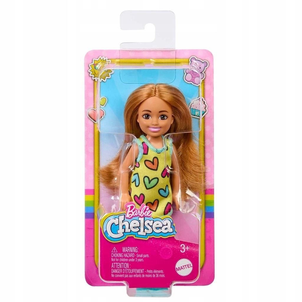 Barbie Chelsea Sukienka W Serca Hny57, Mattel