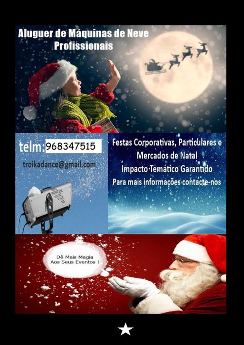 ALUGUER DE MÁQUINAS DE NEVE.