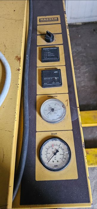 Kompresor śrubowy, sprężarka KAESER SK19 11KW, Osuszacz, zbiornik 500l