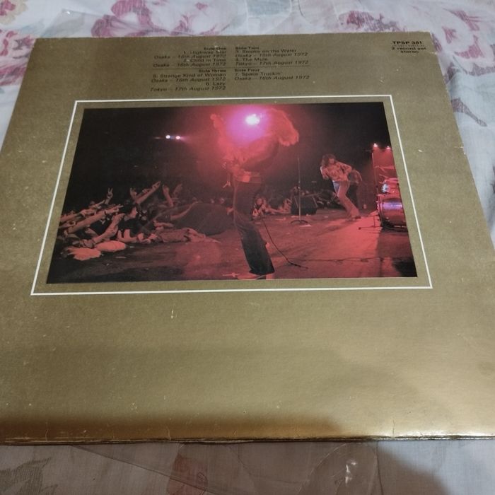 Płyta winylowa, DEEP PURPLE - MADE IN JAPAN,  2LP, wydanie UK,  EX