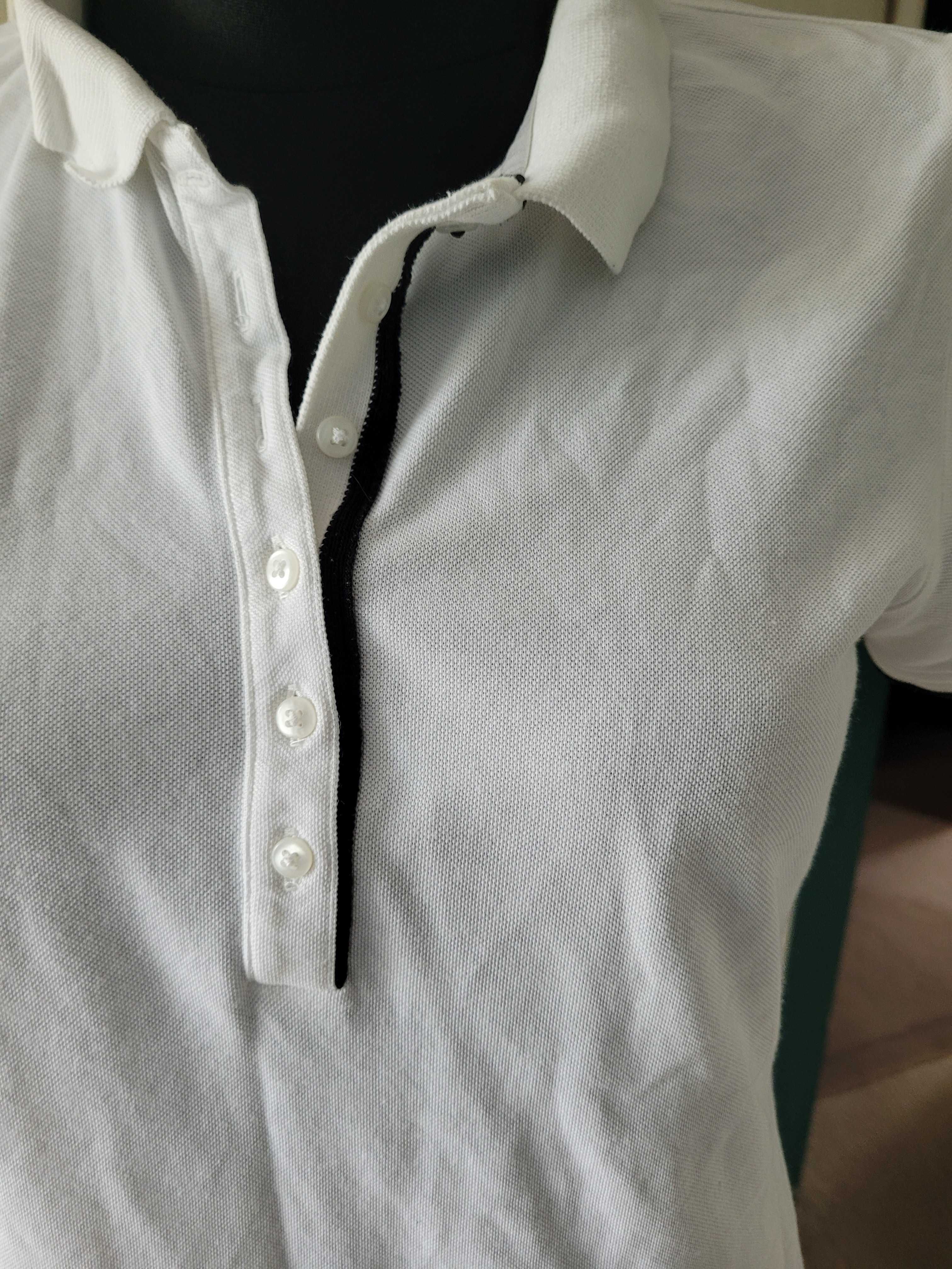 Kjus 38 bluzka koszulka polo biała