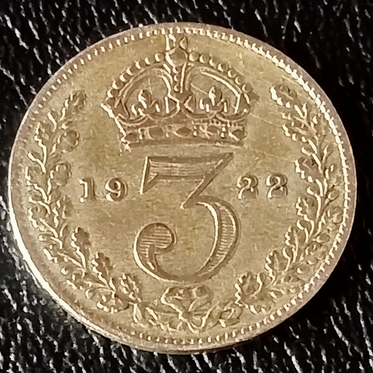 moeda prata reino unido 1922