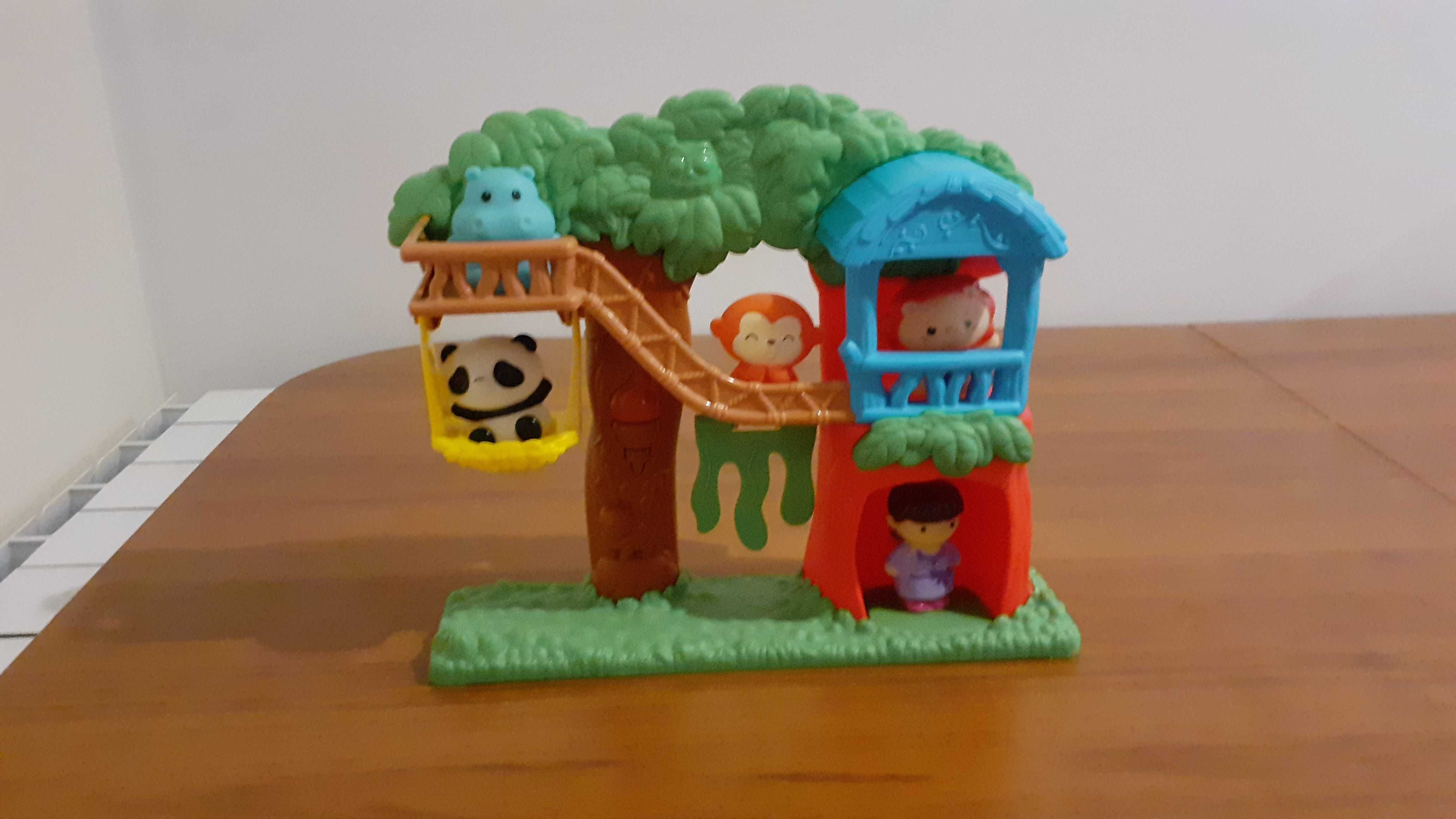 Zabawka grająca drzewko hustawka