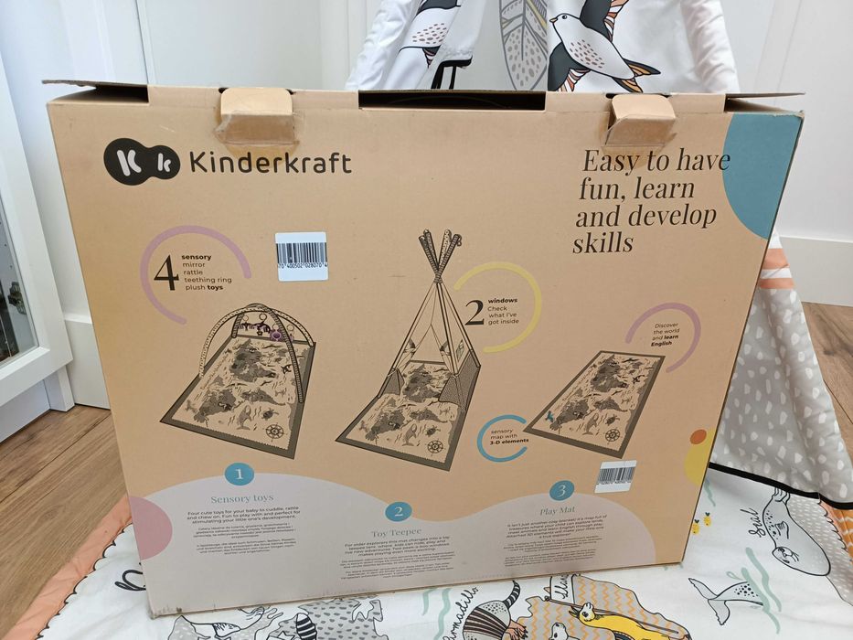 Mata edukacyjna namiot Tipi Kinderkraft