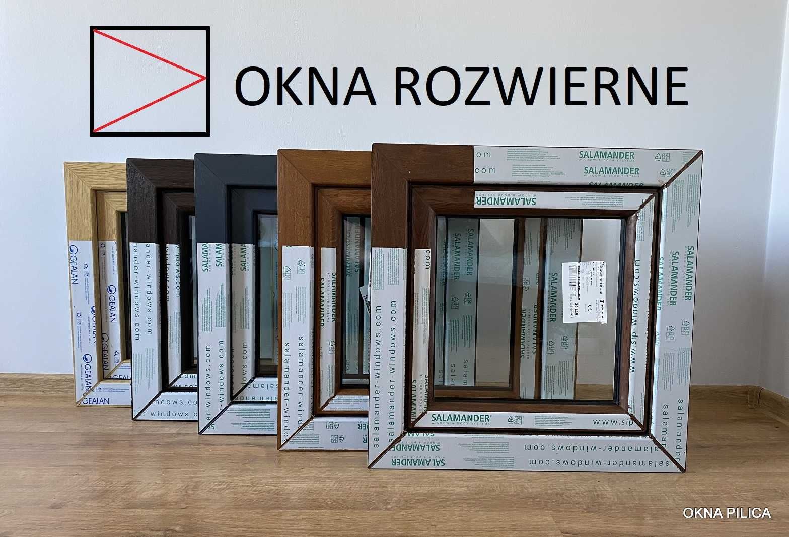 WYSYŁKA! Nowe OKNO R 600x600 jasny/ciemny/złoty dąb, orzech, antracyt