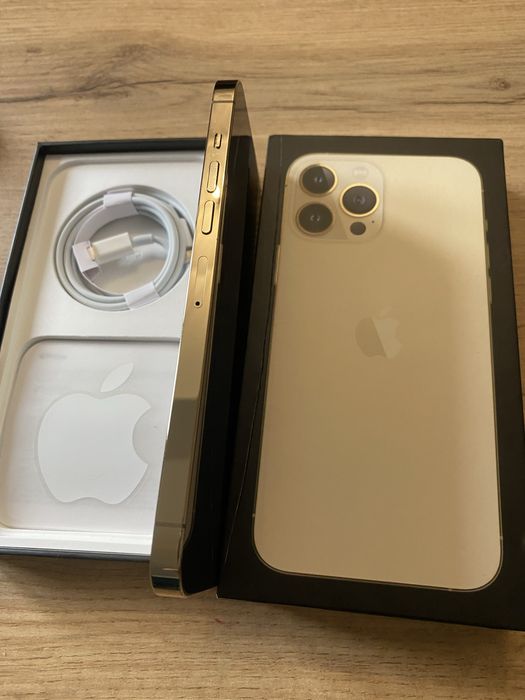 Iphone 13 Pro Max Gold 93%bat Oryginal stan bdb Gratisy