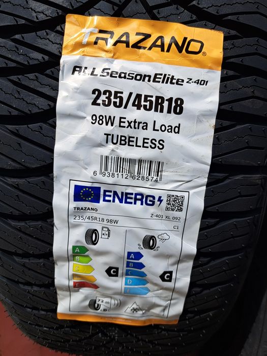 4 Opony NOWE wielosezonowe 235/45 R18 Trazano Montaż Gratis!