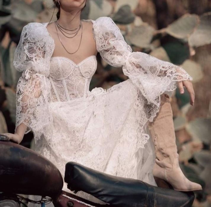 Desire suknia ślubna Ariamo 38, bridal viral boho styl