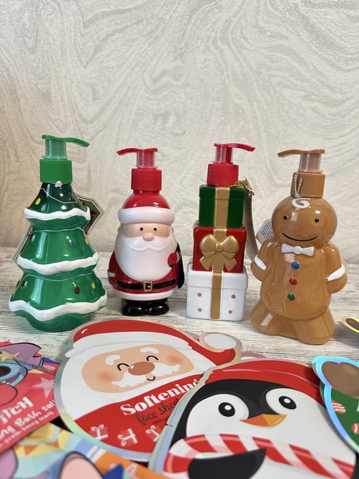 Новорічне мило подарунок маска для обличчя сіль