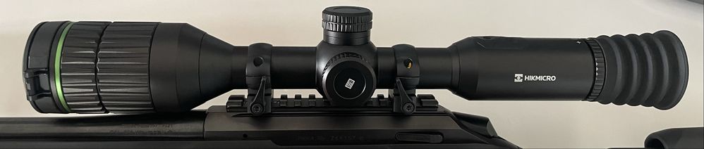 Hikmicro A50T mira diurna e noturna com IR de 850