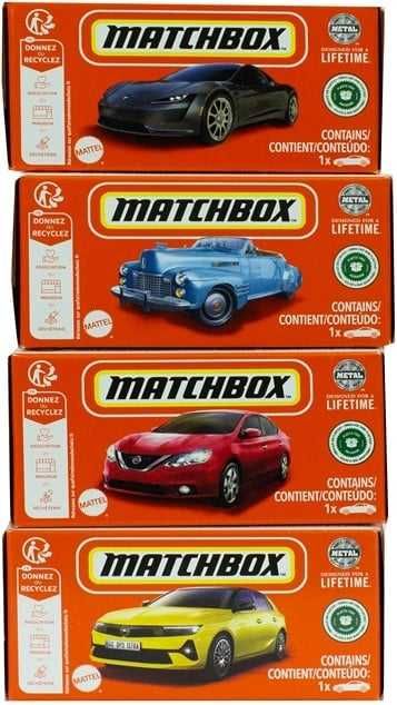 Matchbox Drive your Adventure 24 carros em caixa no display DNK70-9C0H