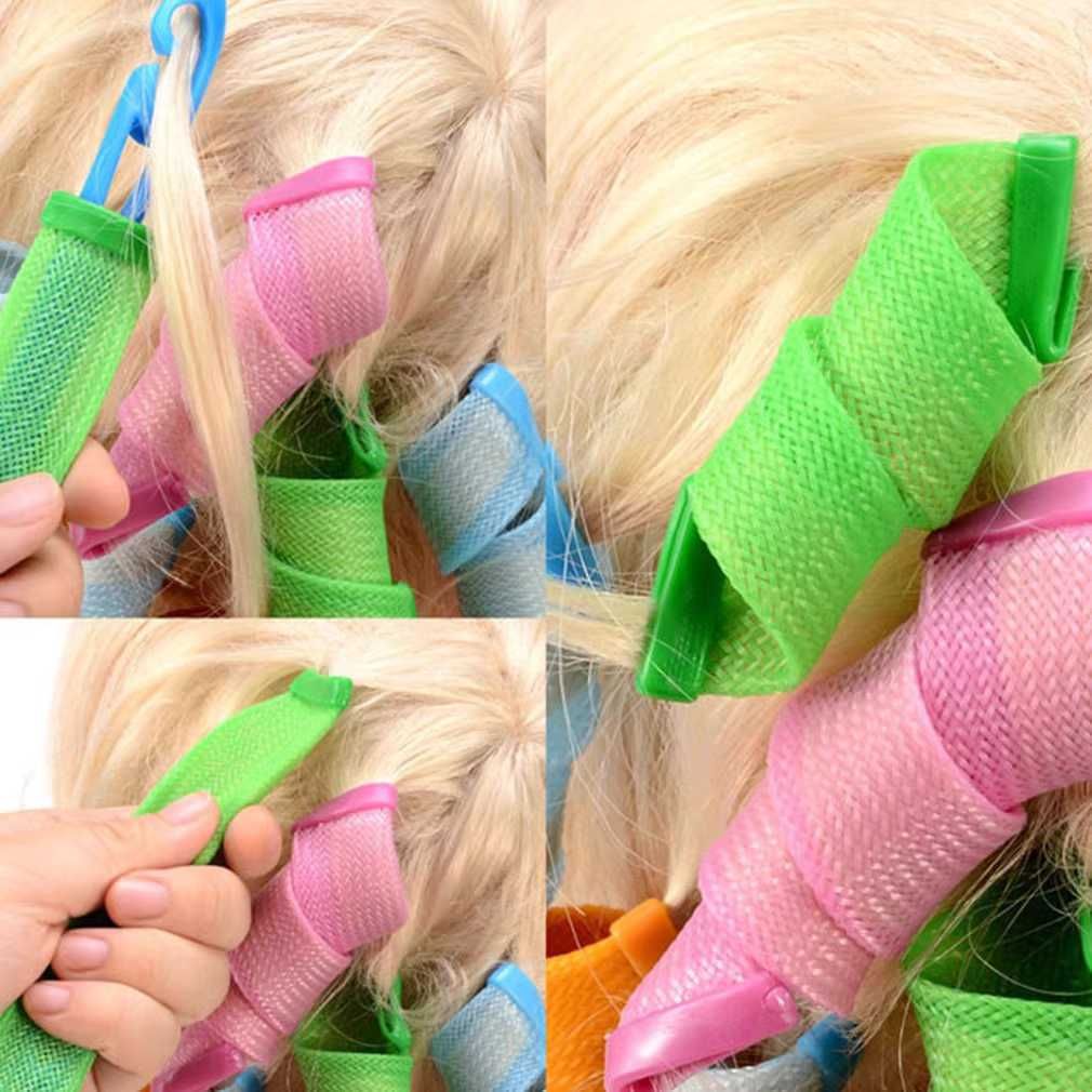 Wałki do kręcenia włosów papiloty do włosów loki fale długie 55 cm