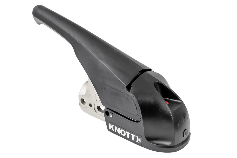 Zaczep kulowy ze stabilizatorem KNOTT 3000kg z dyszlem rurowym 50mm
