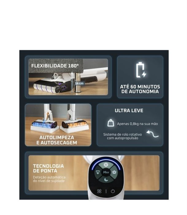 Aspirador e lavadora rowenda x clean 10