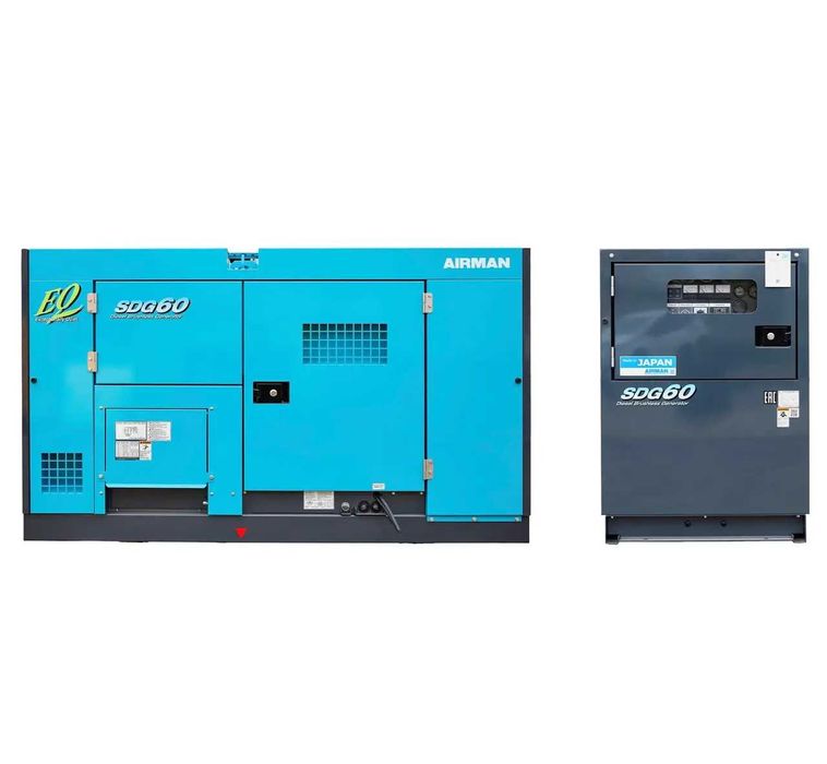 Дизельный генератор Airman SDG60S-3A6 50квт двигатель Isuzu