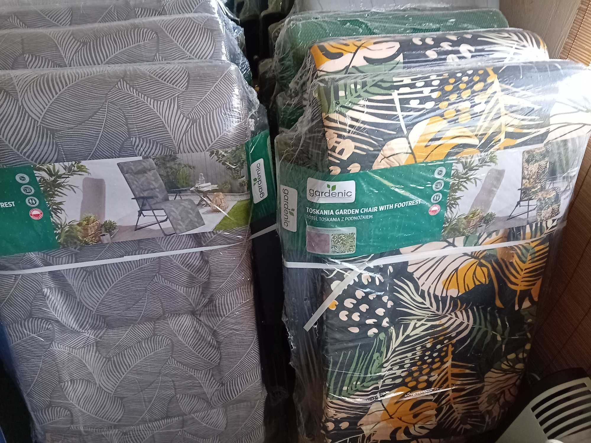 Fotel ogrodowy rozkładany Gardenic krzesło nowy różne kolory