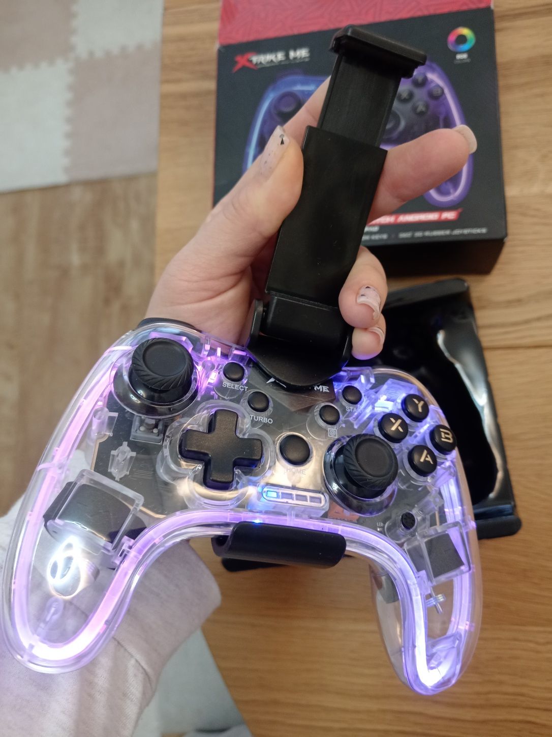 Геймпад Xtrike ME GP-52 Bluetooth RGB PS4/IOS/Android/PC/Nintendo
