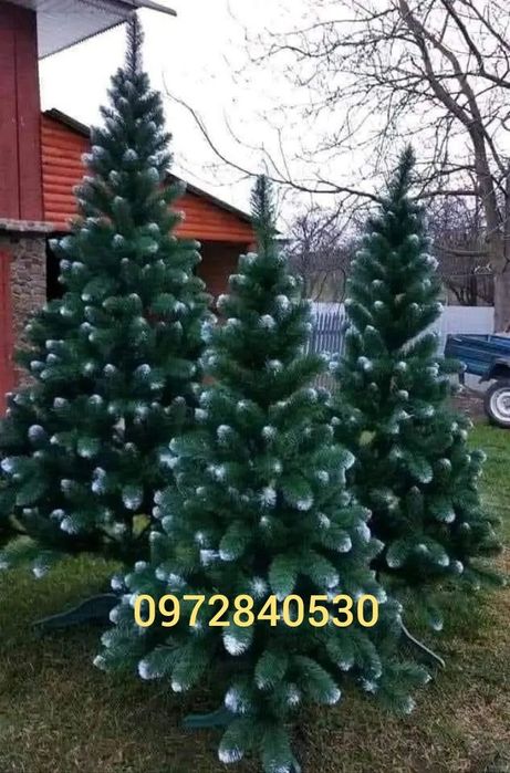 Штучна ялинка,снігова королева, карпатська зелена, белие кончики,ёлка