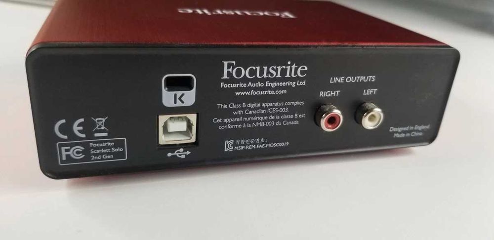 Звукова карта focusrite solo 2 gen