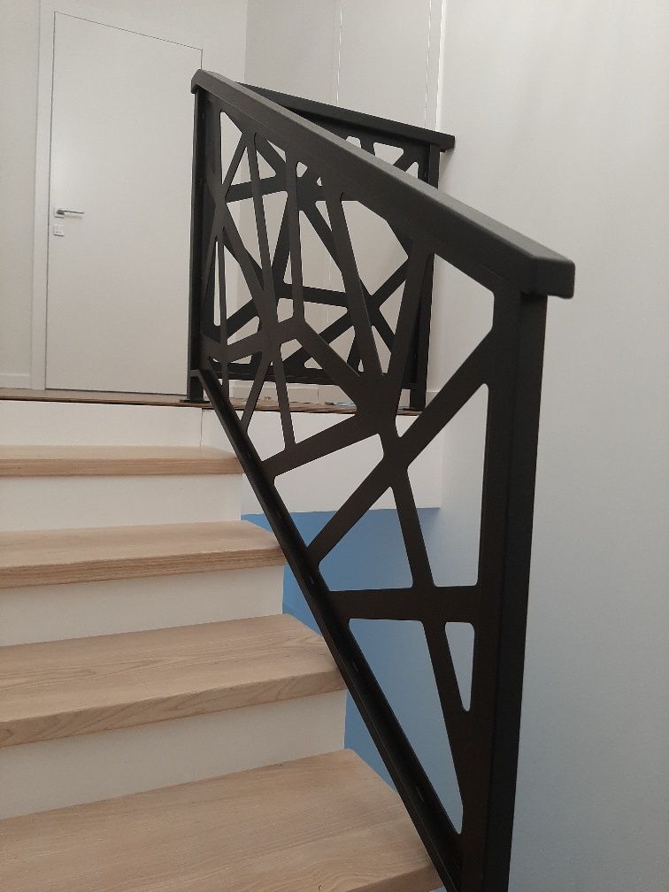 Облицювання сходів, виготовлення сходів  з металу, дерева, огорожа