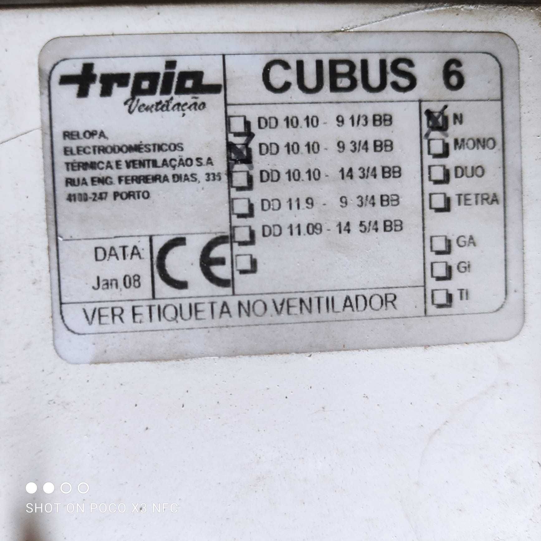 Motores de extração "Tróia Cubus 6"