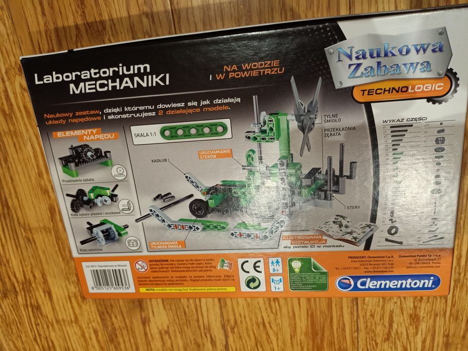 Zabawka konstruktor laboratorium mechaniki  prezent