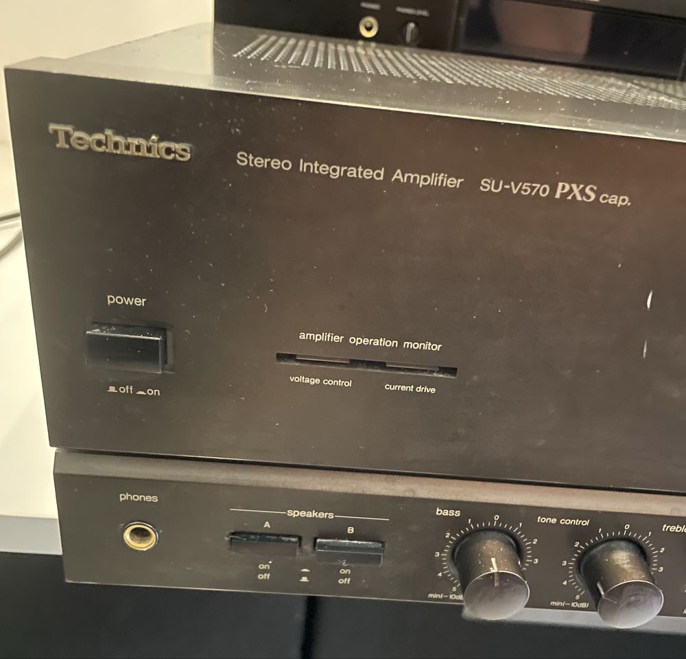 Technics SU-V570 PXS cap – Wzmacniacz Class AA, Japan, gramofon MM/MC