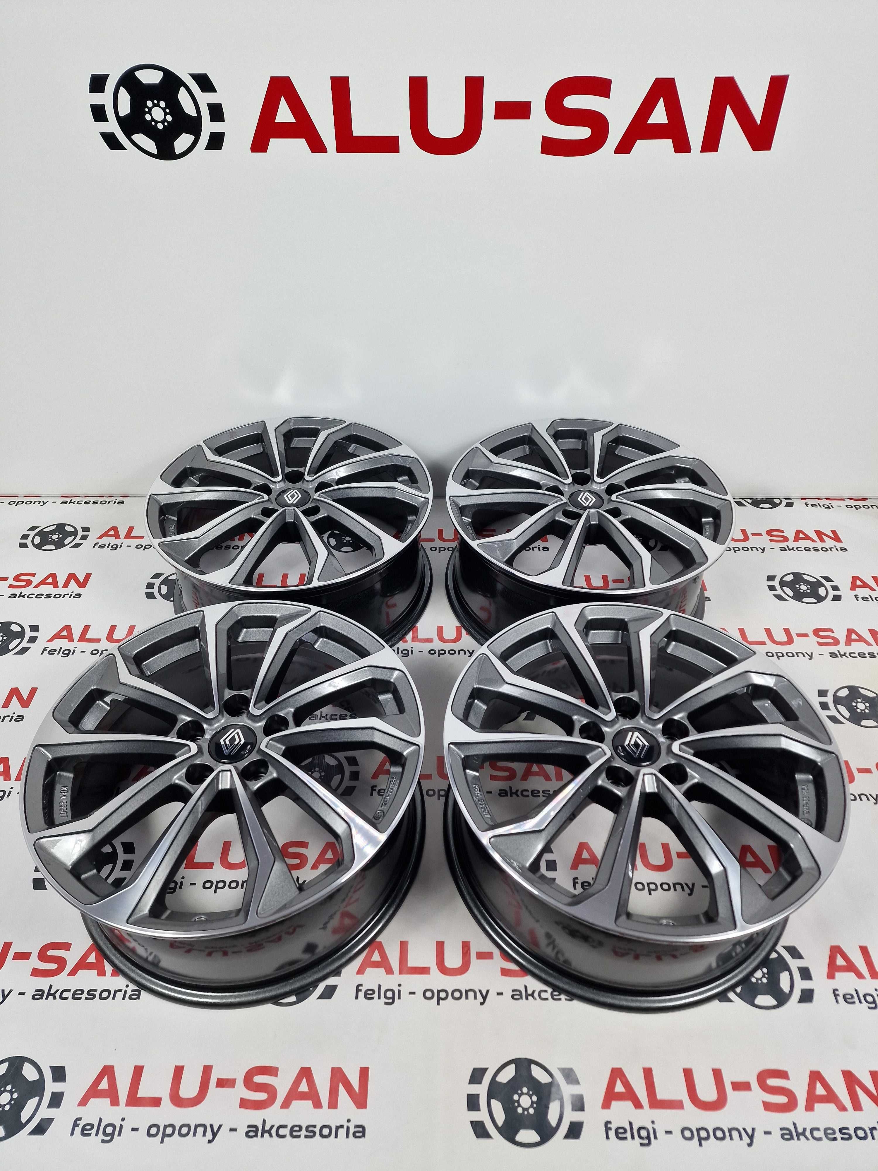 NOWE alufelgi RENAULT 19" 5x114,3 Laguna Talisman Megane - Grafit Pol