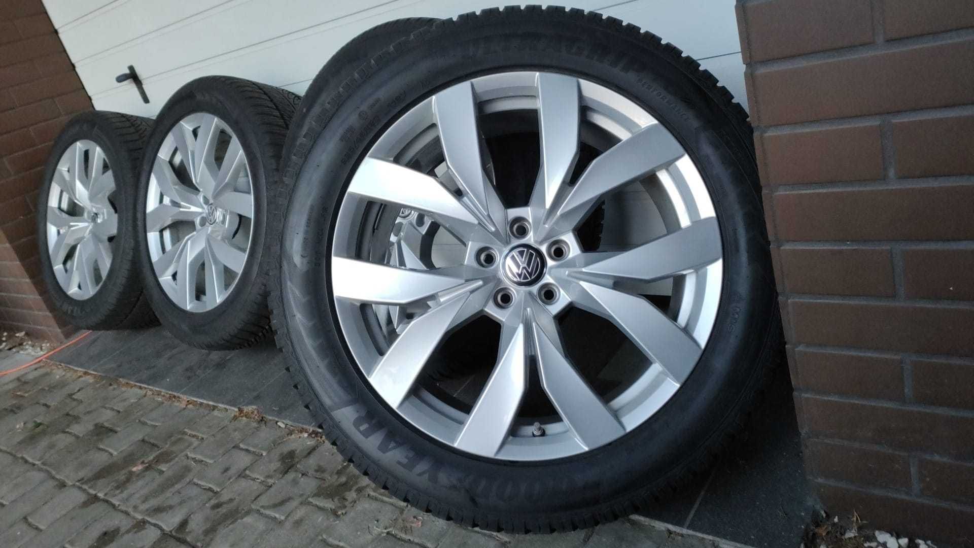 Koła 20' VW Touareg III Audi 5x112 opony zima 285/45/20 TPMS (OL1522)