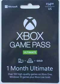 Xbox Game Pass Ultimate 1 miesiąc 30 Dni kod klucz Xbox 360 One Series