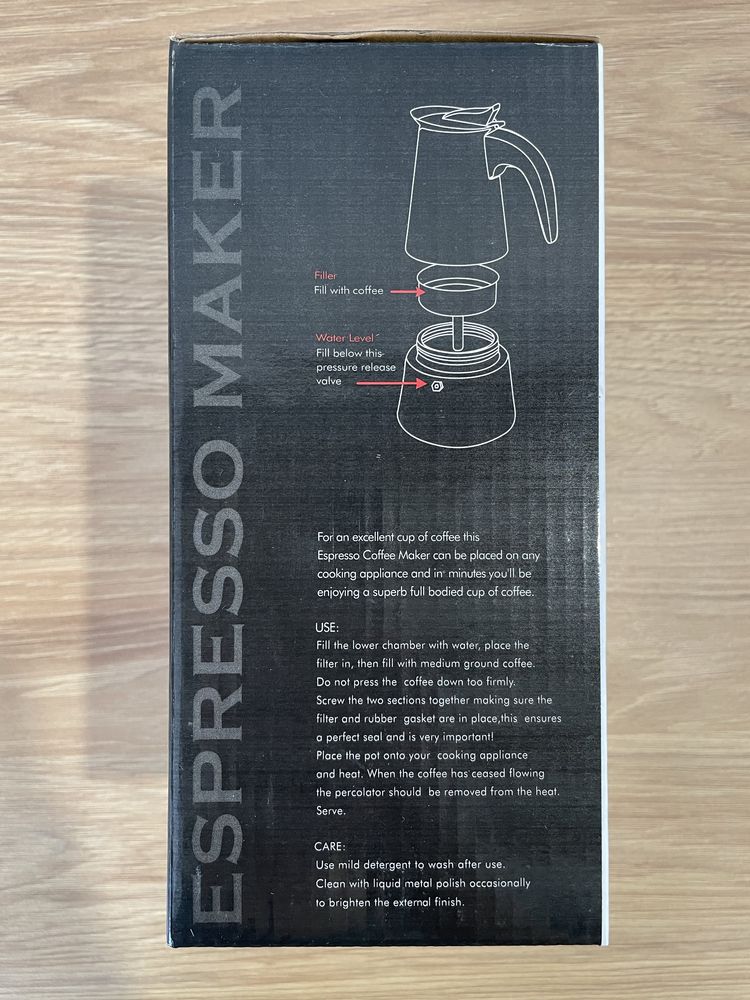 Гейзерна кавоварка Espresso Maker Класік на 6 чашок