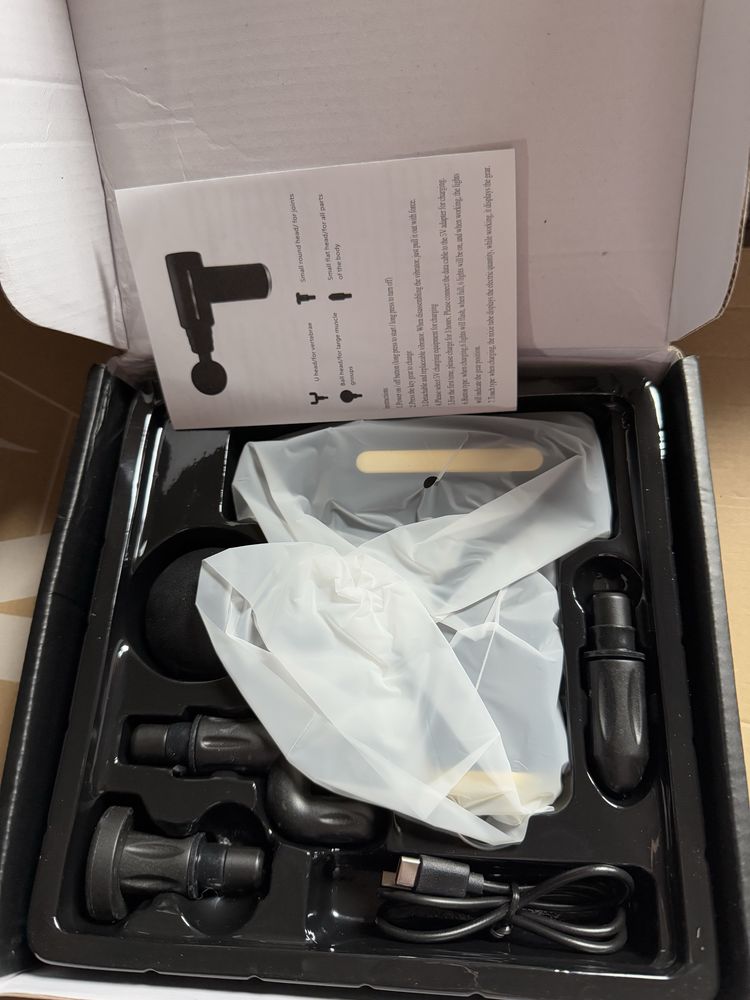 Pistola de massagem nova