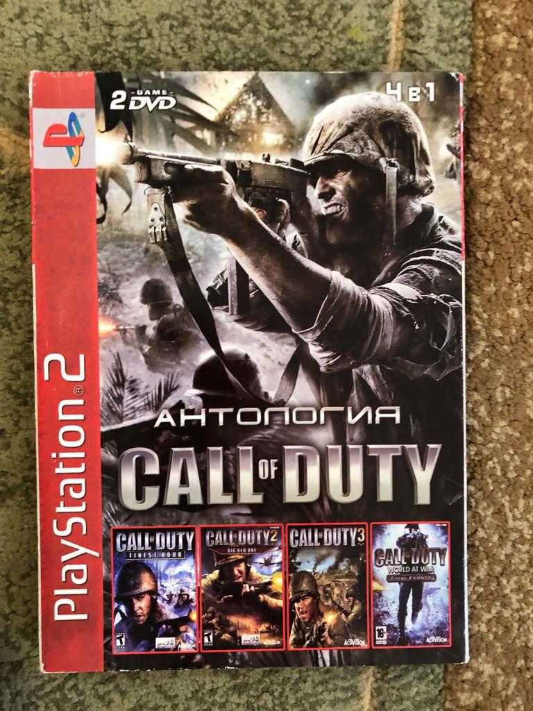 Эксклюзивная игра CALL of DUTY SONY PlayStation 2.