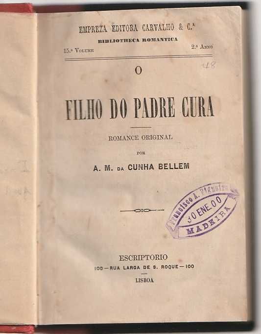 O filho do Padre Cura-A. M. da Cunha Bellem-Empreza Editora Carvalho