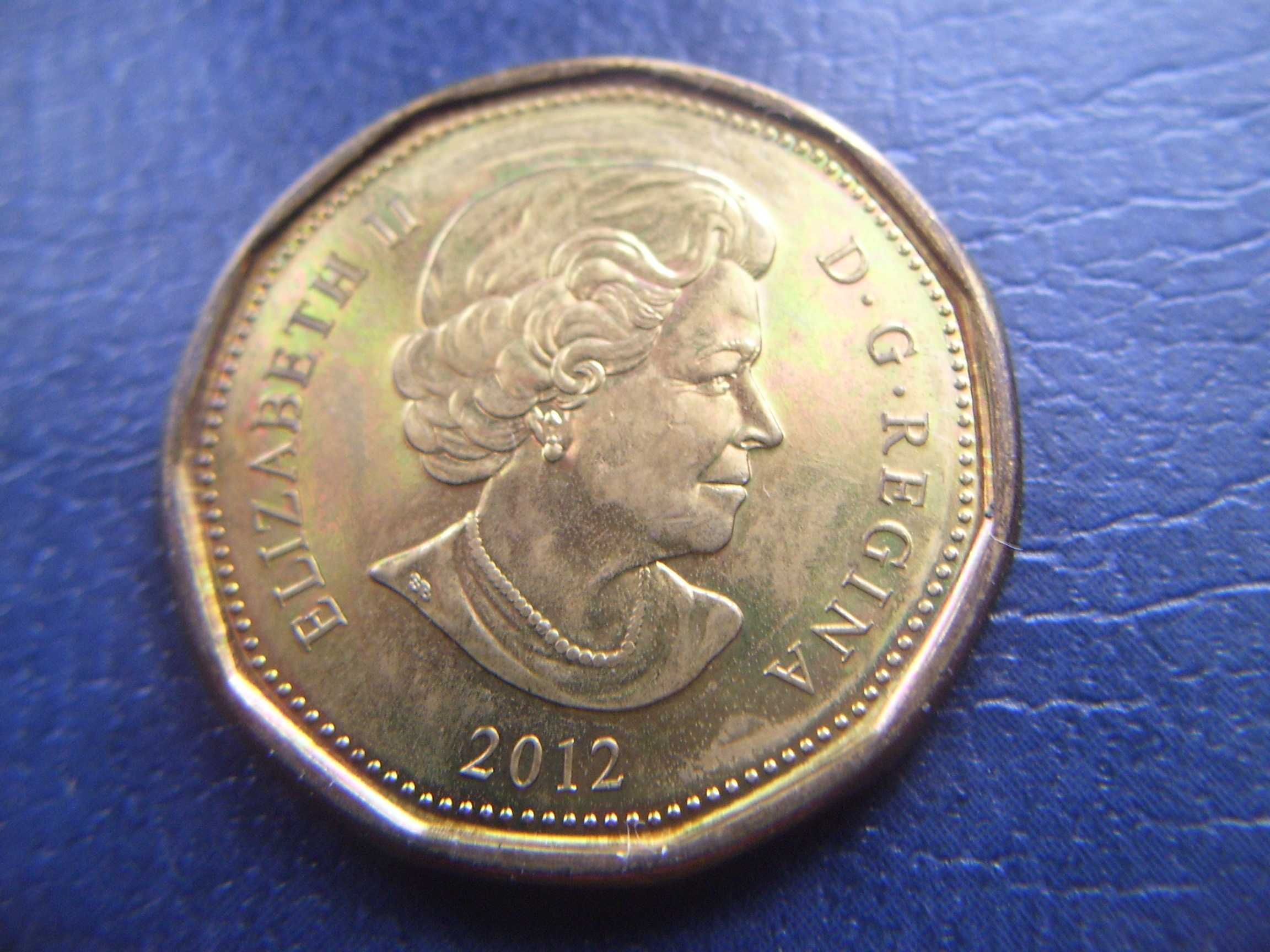 Stare monety 1 dolar 2012 Kanada piękna